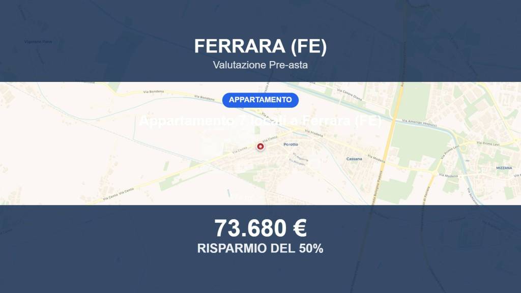 appartamento in vendita a Ferrara in zona Centro Storico