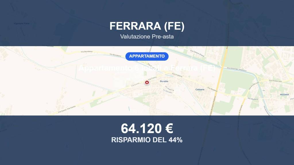 appartamento in vendita a Ferrara in zona Centro Storico