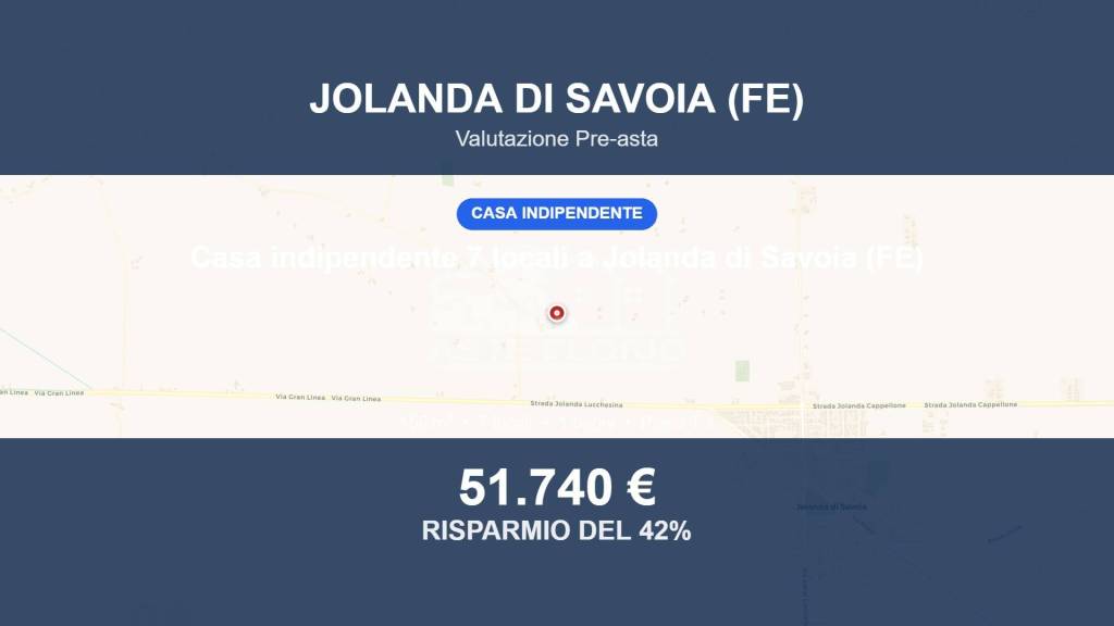 casa indipendente in vendita a Jolanda di Savoia