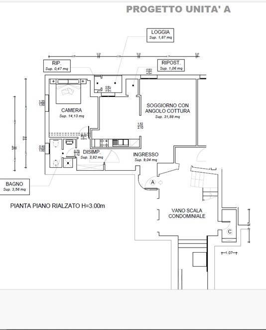 appartamento in vendita a Portomaggiore in zona Quartiere
