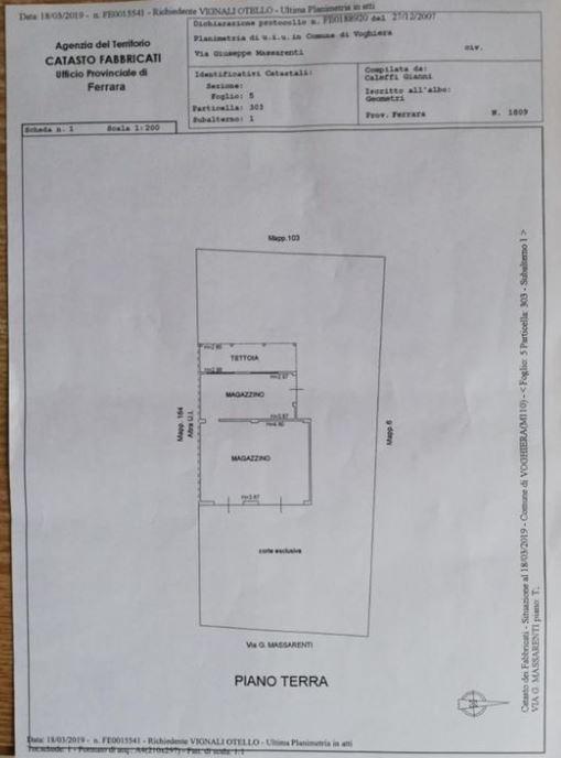 appartamento in vendita a Voghiera in zona Ducentola