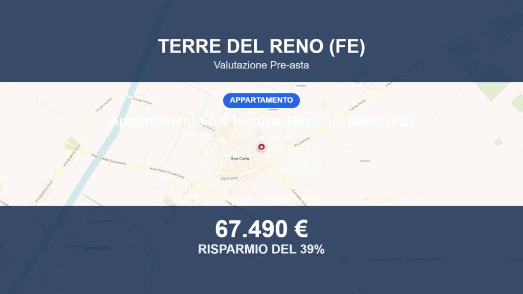 appartamento in vendita a Terre del Reno