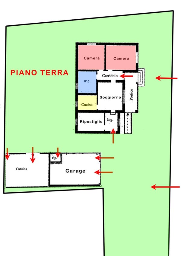casa indipendente in vendita a Riva del Po