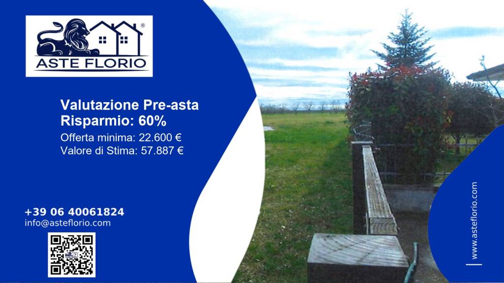 terreno edificabile in vendita a Riva del Po in zona Berra