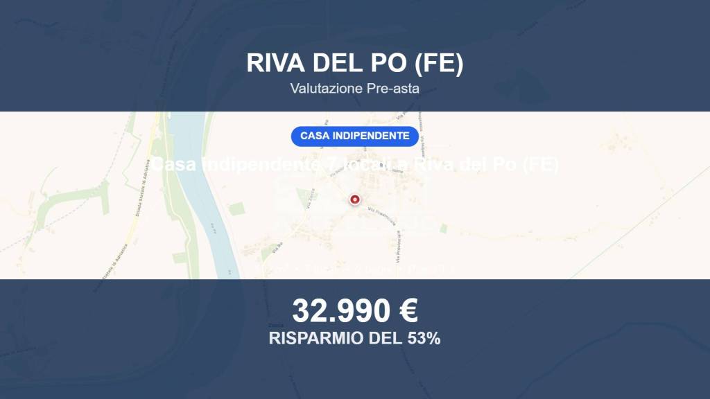 casa indipendente in vendita a Riva del Po in zona Ro