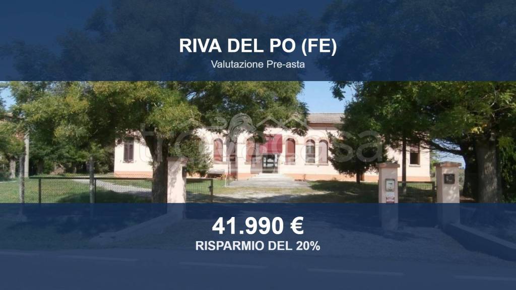 casa indipendente in vendita a Riva del Po in zona Berra
