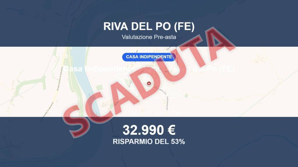 casa indipendente in vendita a Riva del Po in zona Ro