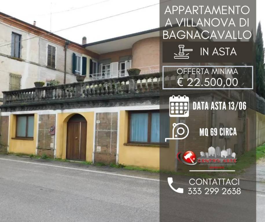 appartamento in vendita a Bagnacavallo in zona Villanova