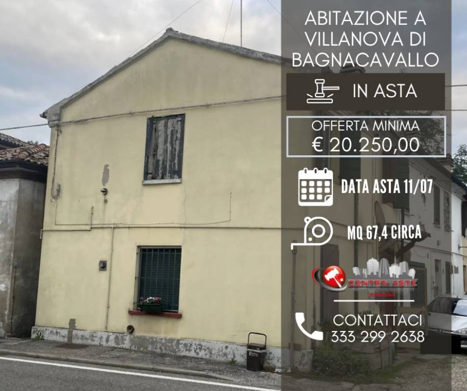appartamento in vendita a Bagnacavallo in zona Villanova