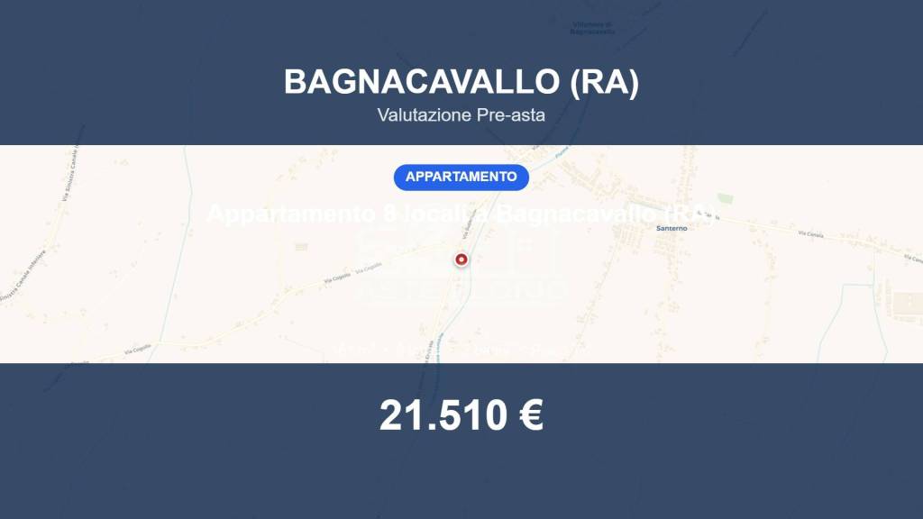 appartamento in vendita a Bagnacavallo in zona Villanova