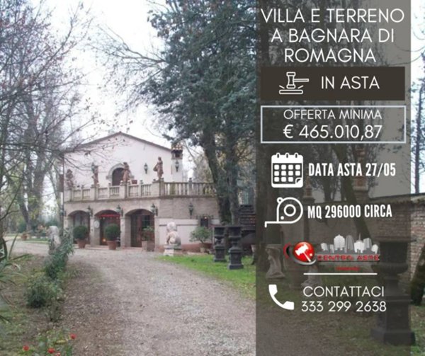 villa in vendita a Bagnara di Romagna
