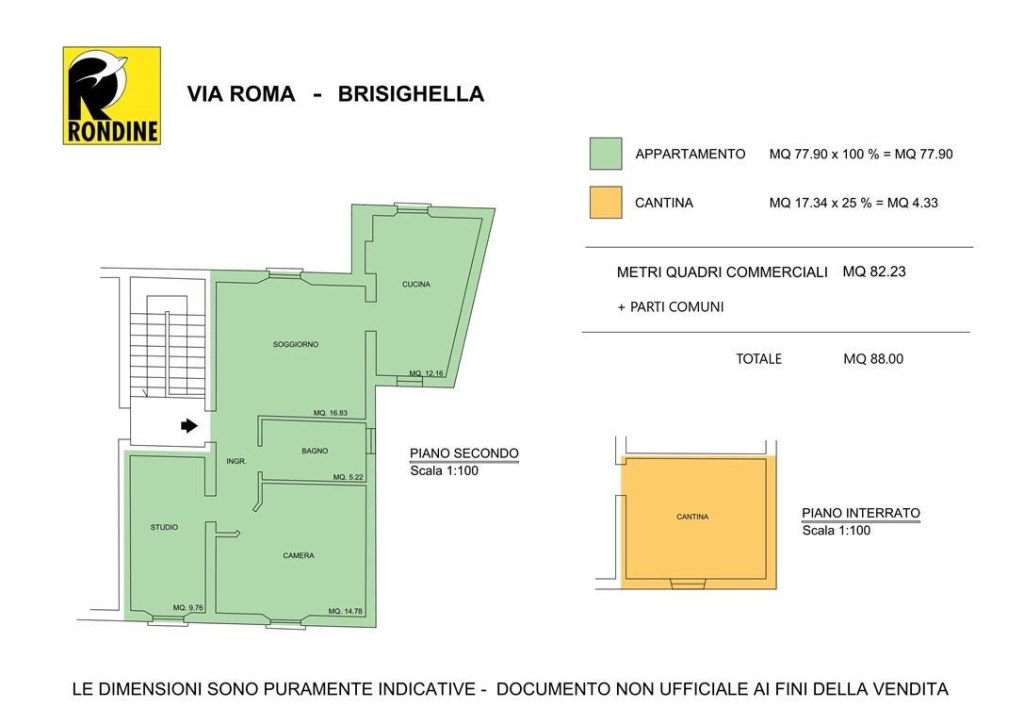 appartamento in vendita a Brisighella