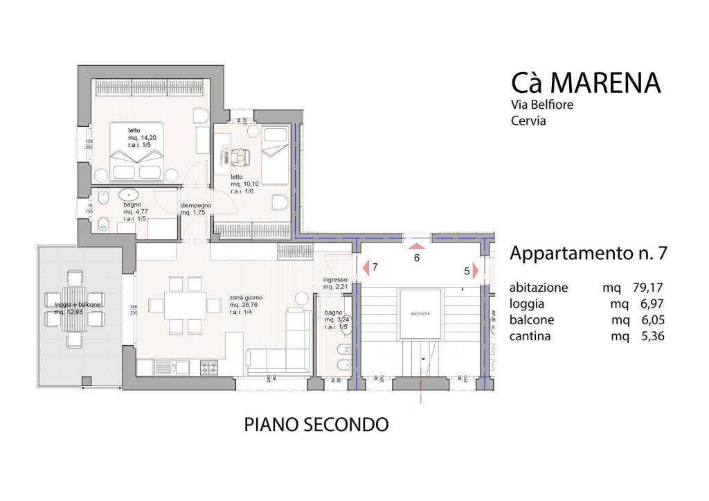 appartamento in vendita a Cervia
