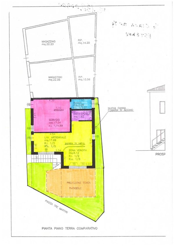 locale commerciale in vendita a Cervia