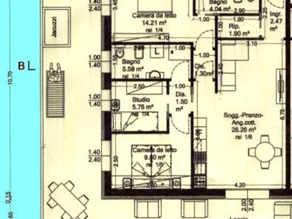 appartamento in vendita a Cervia in zona Milano Marittima