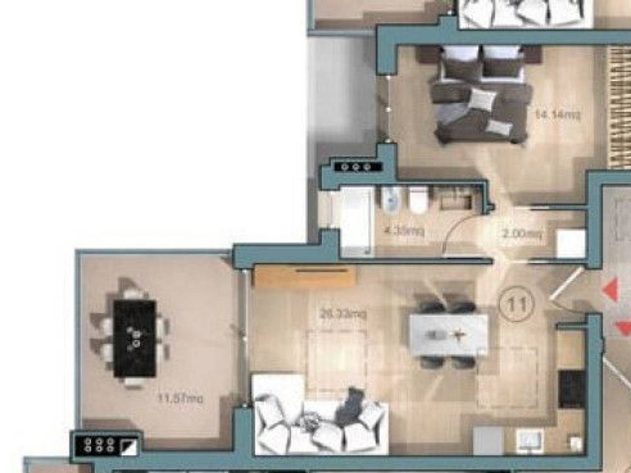 appartamento in vendita a Cervia in zona Milano Marittima