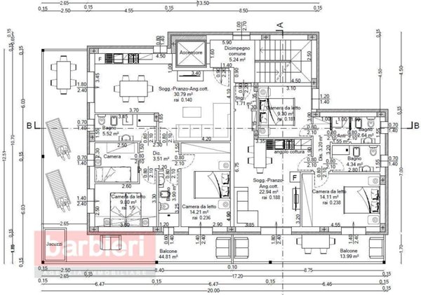 appartamento in vendita a Cervia in zona Milano Marittima