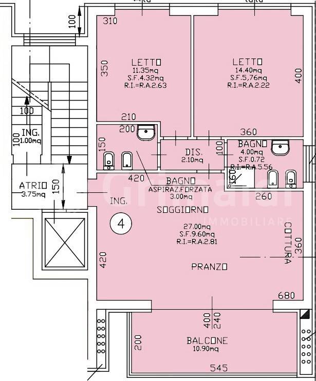 appartamento in vendita a Cervia in zona Milano Marittima