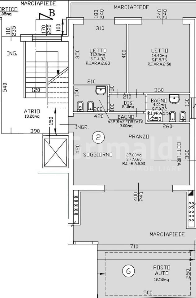 appartamento in vendita a Cervia in zona Milano Marittima