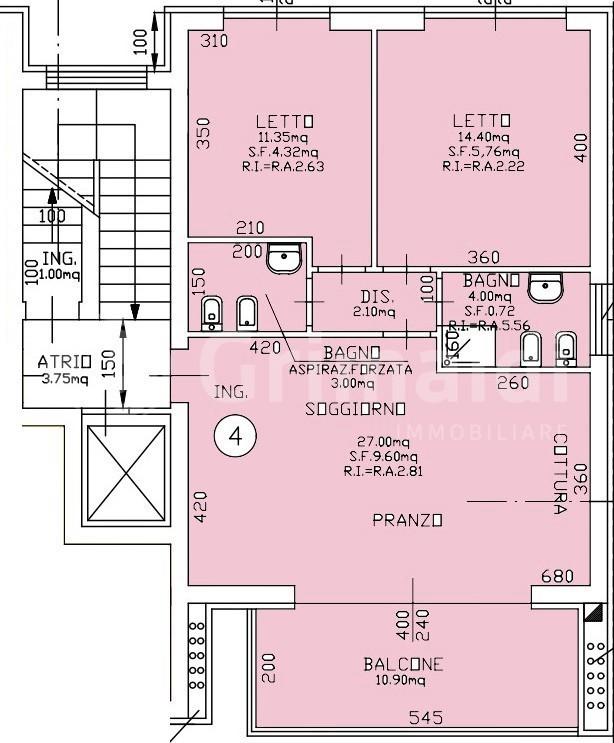 appartamento in vendita a Cervia in zona Milano Marittima
