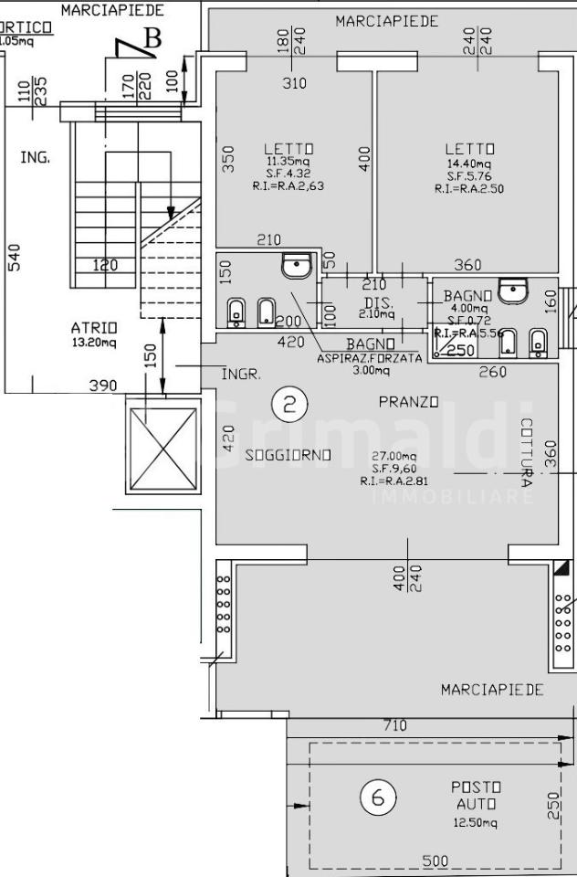 appartamento in vendita a Cervia in zona Milano Marittima
