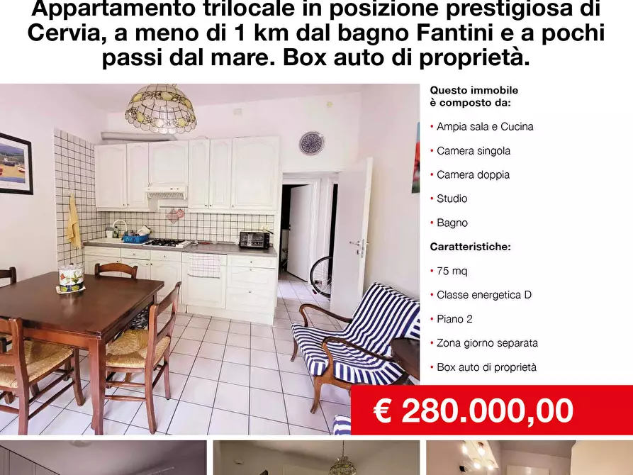 appartamento in vendita a Cervia