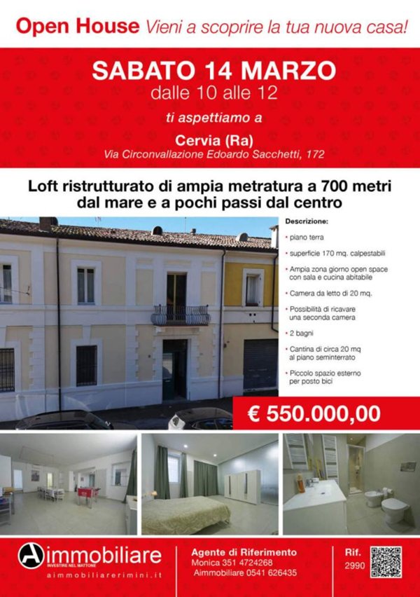 appartamento in vendita a Cervia