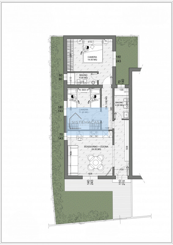 appartamento in vendita a Cervia in zona Pinarella