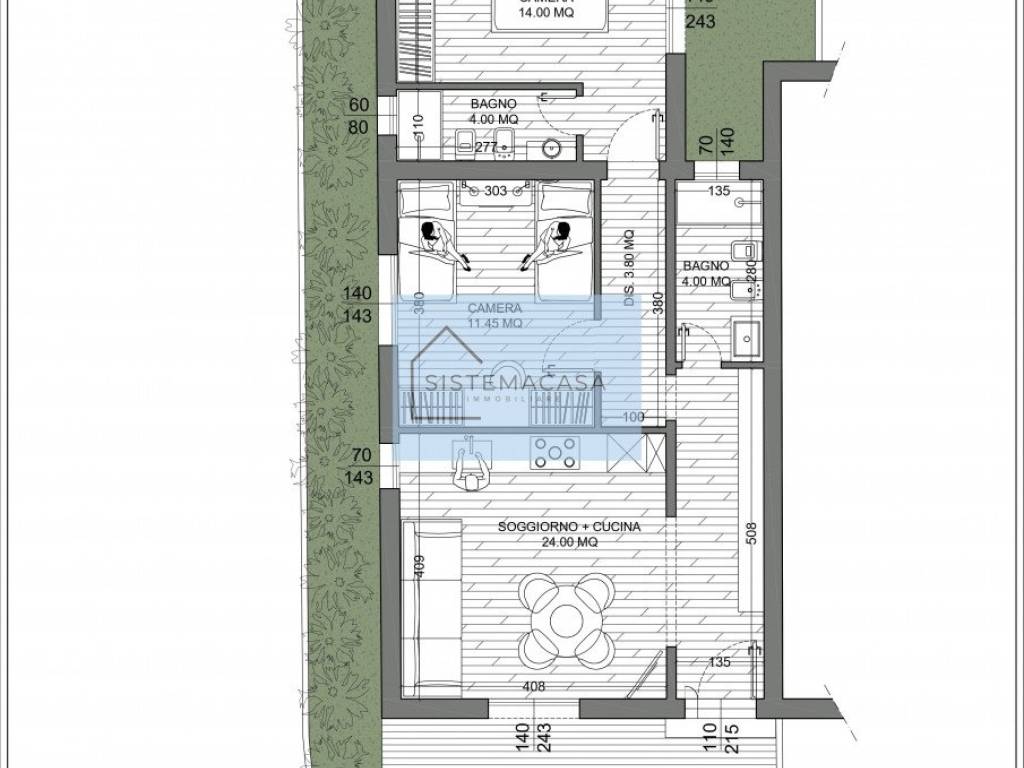 appartamento in vendita a Cervia in zona Pinarella