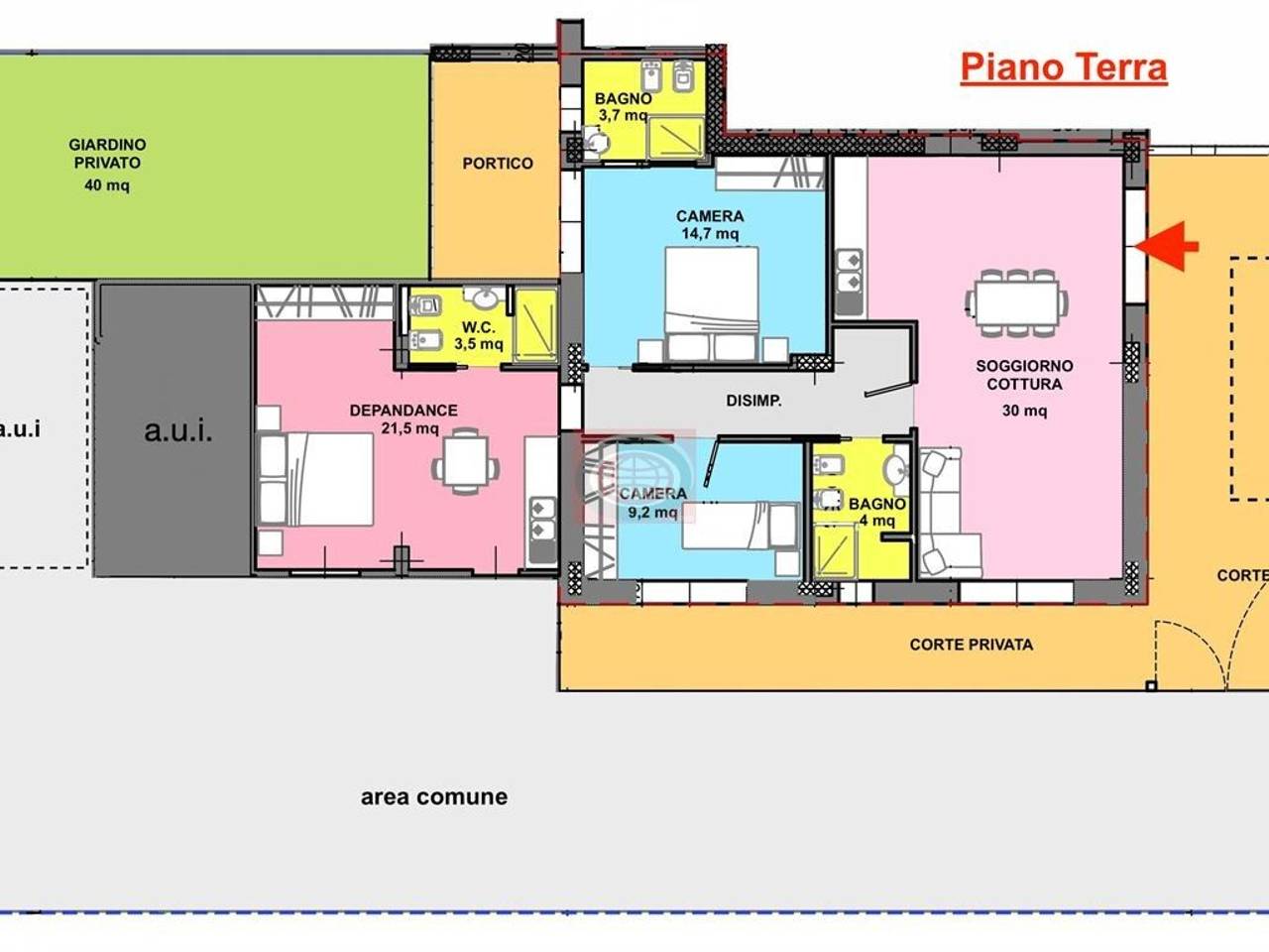 appartamento in vendita a Cervia in zona Pinarella