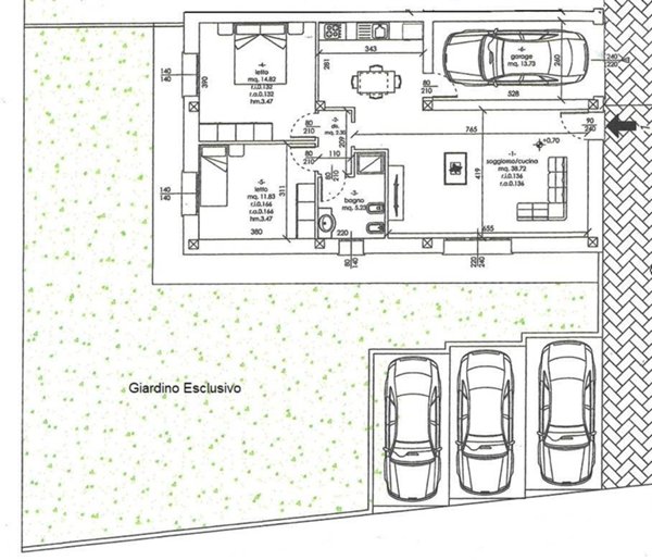 appartamento in vendita a Conselice