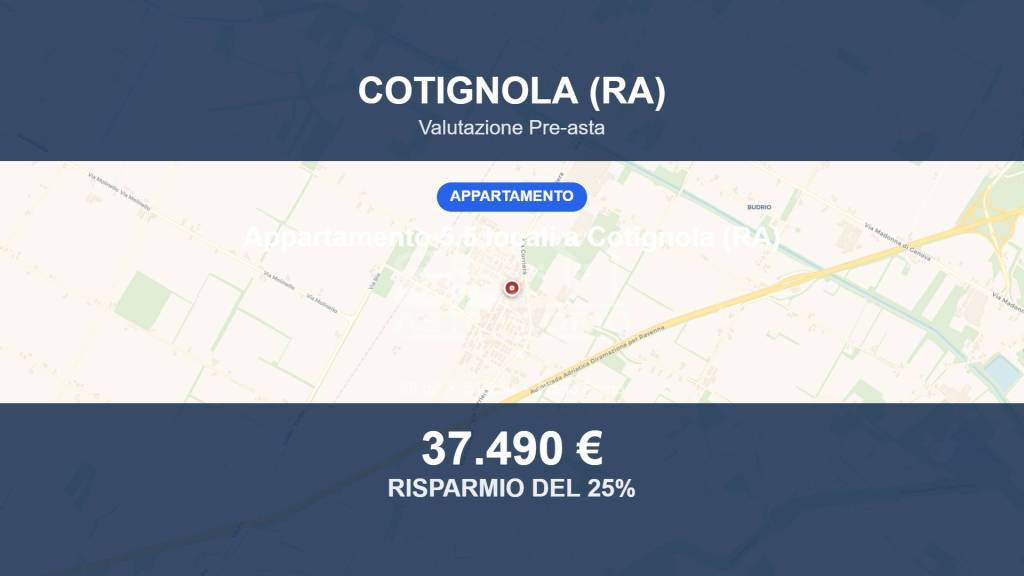 appartamento in vendita a Cotignola in zona Barbiano
