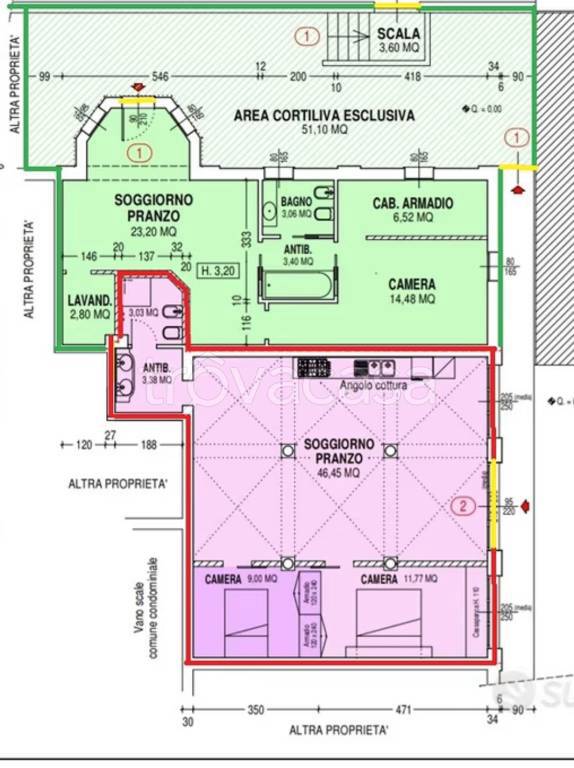 appartamento in vendita a Faenza in zona Fossolo