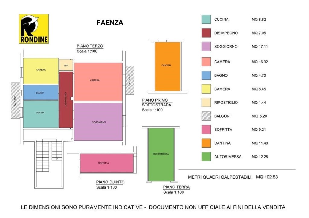 appartamento in vendita a Faenza
