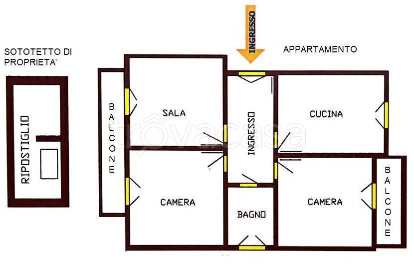 appartamento in vendita a Faenza in zona Fossolo