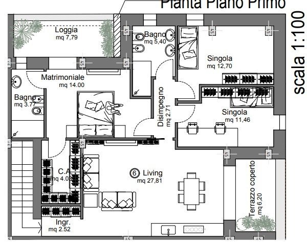 appartamento in vendita a Ravenna
