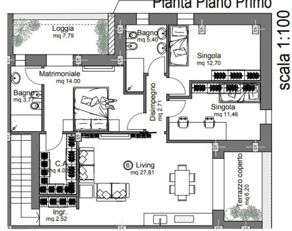 appartamento in vendita a Ravenna in zona Centro Storico