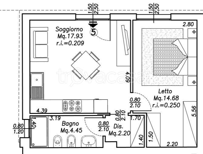 appartamento in vendita a Ravenna in zona Marina di Ravenna