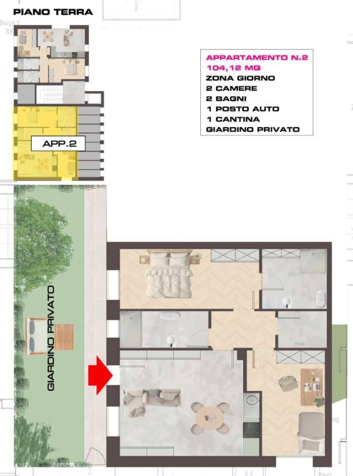 appartamento in vendita a Ravenna in zona Punta Marina Terme
