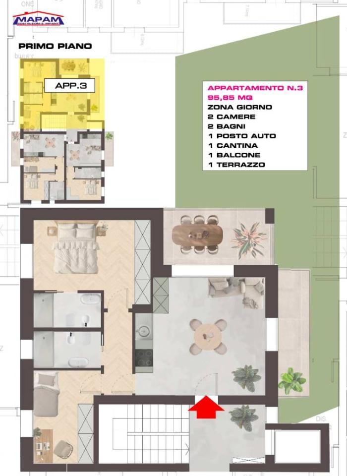 appartamento in vendita a Ravenna in zona Punta Marina Terme