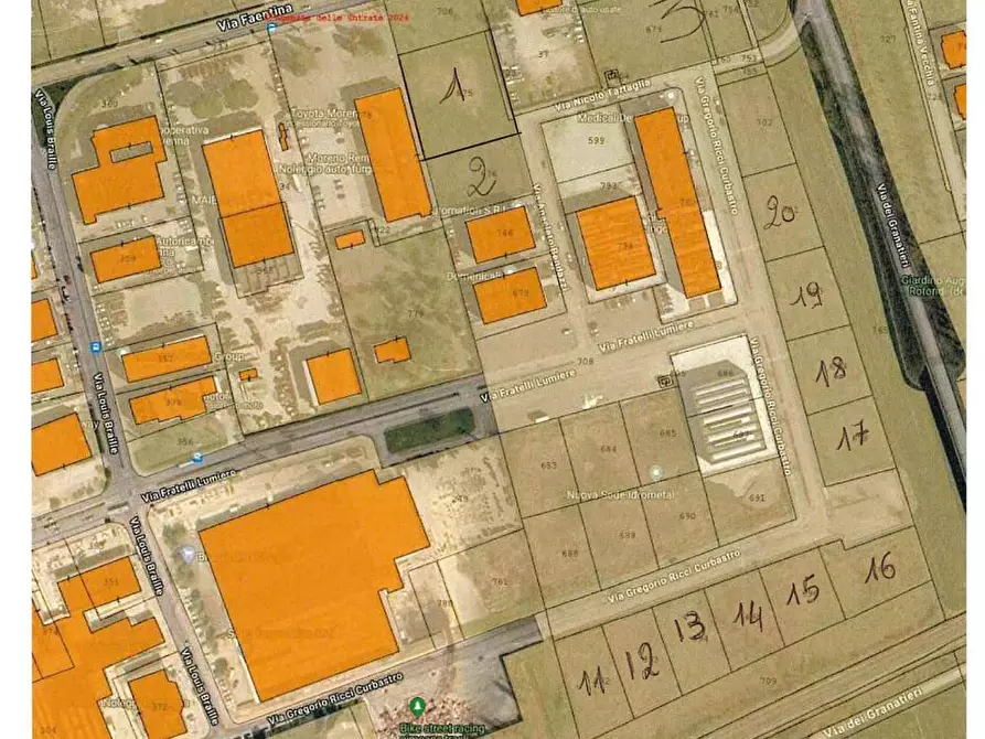 terreno edificabile in vendita a Ravenna in zona Fornace Zarattini