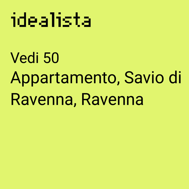 appartamento in vendita a Ravenna in zona Savio di Ravenna