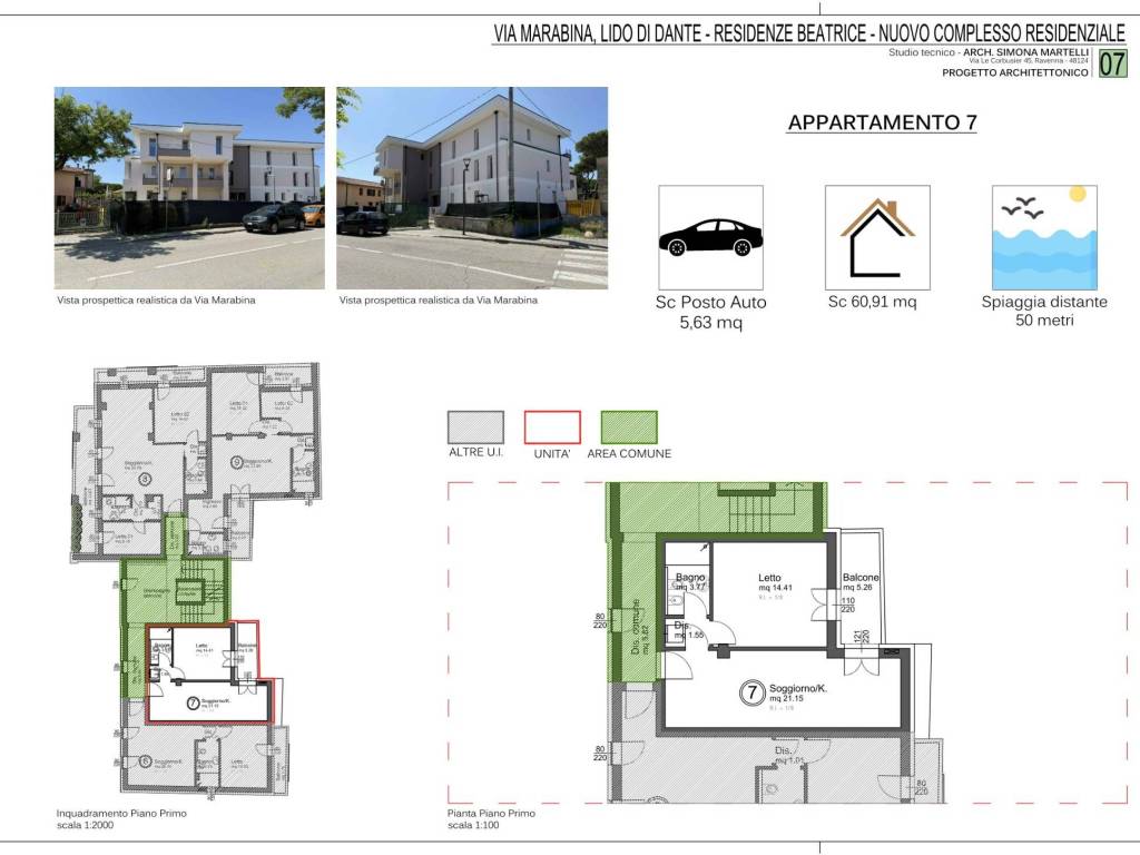 appartamento in vendita a Ravenna in zona Lido di Dante