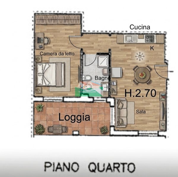 appartamento in vendita a Ravenna in zona Fornace Zarattini