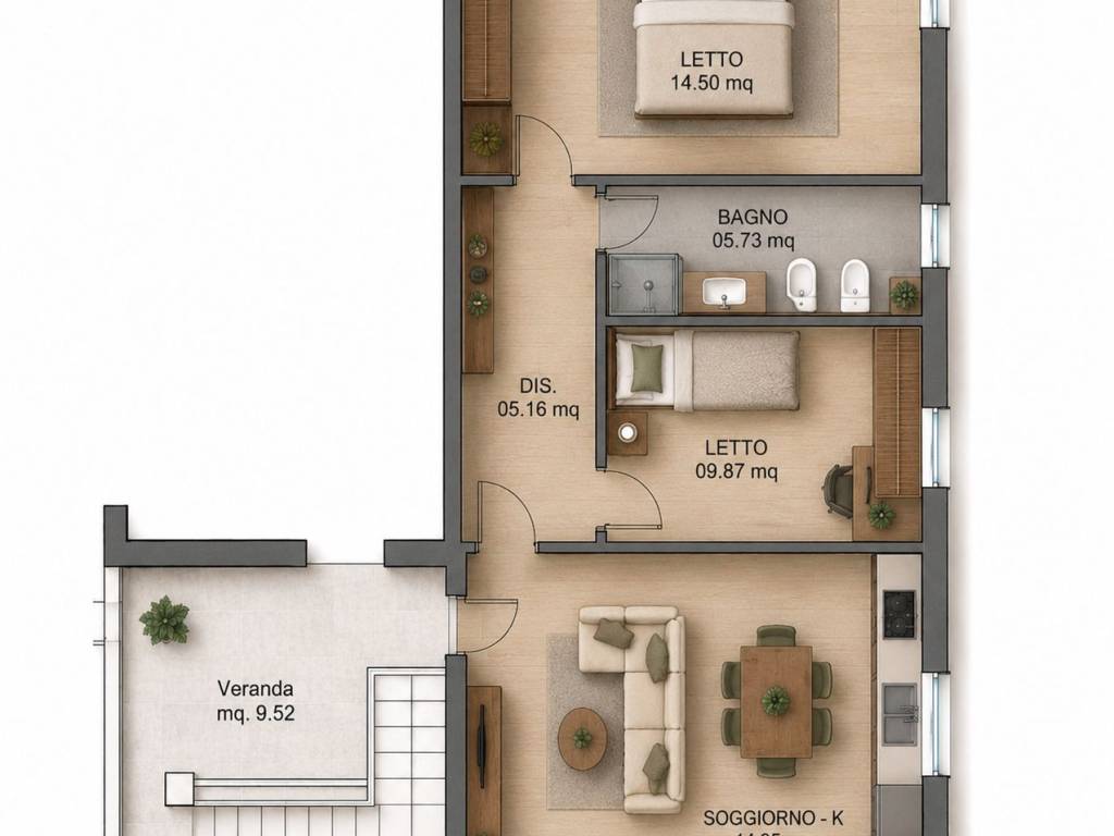 appartamento in vendita a Ravenna in zona Marina di Ravenna