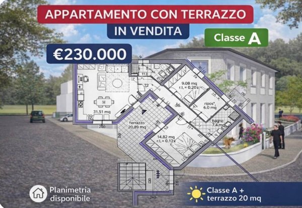 appartamento in vendita a Russi