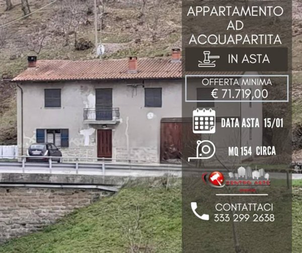 appartamento in vendita a Bagno di Romagna in zona Acquapartita