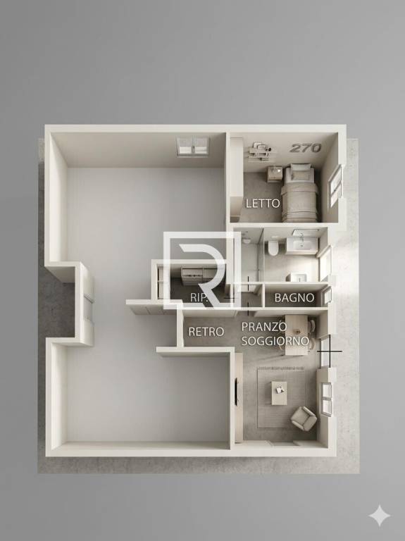 appartamento in vendita a Bertinoro in zona Fratta Terme