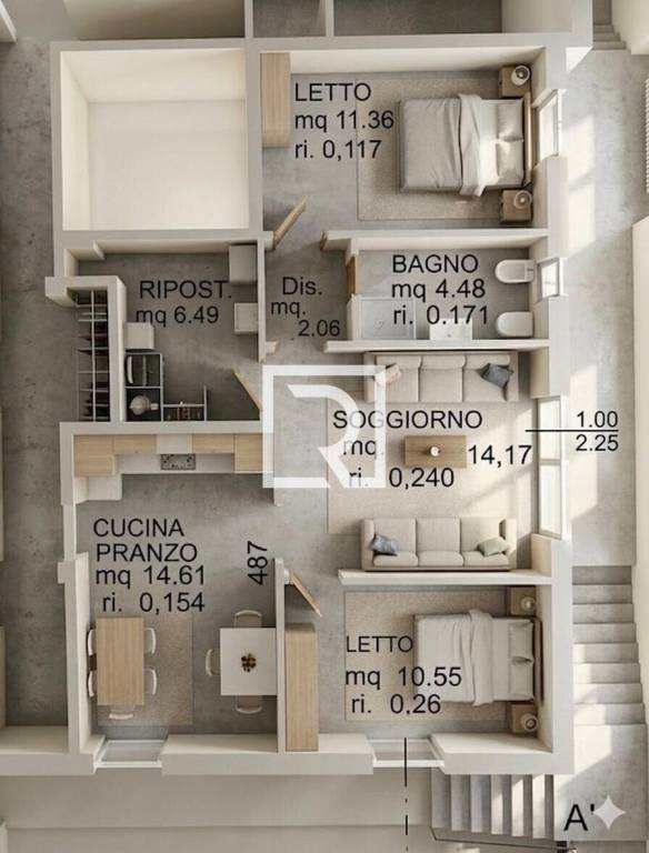 appartamento in vendita a Bertinoro in zona Fratta Terme