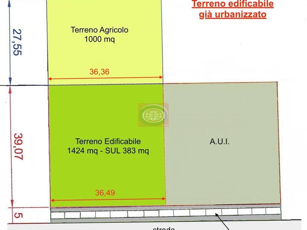terreno edificabile in vendita a Cesena in zona Sant'Egidio